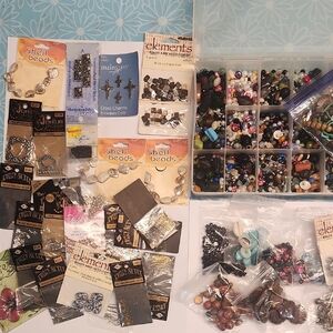 Jewelry Making Beads and Charms Set